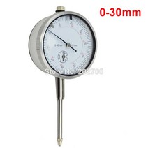 다이얼 게이지 디지털 측정0-30mm 다이얼 표시기 다이얼 게이지 다이얼 테스터 0.01mm 충격 방지 다이얼 게, 01 type1