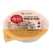 햇반 매일오곡밥 210g 오곡밥 잡곡밥 즉석밥, 6개