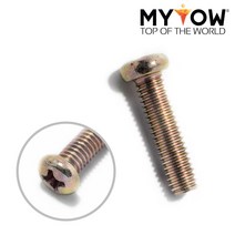 둥근머리 머신 볼트 4mm 십자 스크류 나사 PH형 피스, 쿠팡업 4X45mm
