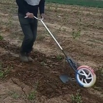삼태기 쟁기 괭이 곡괭이 고구마캐는도구 마늘캐기, 핸드 푸시 괭이 기계 (롤오버 유형)
