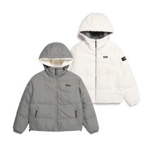 내셔널지오그래픽 N224WDW050 여성 우먼스 리머 리버시블 플리스 후리스 뽀글이 후드 후디 후드티 맨투맨 덕 다운 점퍼 SUGAR SWIZZLE 아이보리