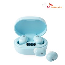 액센 SK120 조약돌 TWS 무선 블루투스 이어폰 스카이