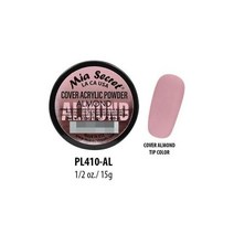 미아 시크릿 커버 아몬드 아크릴 파우더 1/2oz | 1oz 2oz 4oz 8oz, Cover Almond 1/2 oz