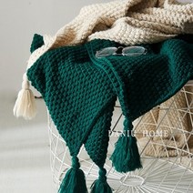 3평 에어컨 식당 주방 원룸 아이방 자취방 초소형 공장용 이동식 냉방기술 니트 볼 모직 담요 소파 슈퍼 따뜻한 아늑한 던지기 담요 사무실 낮잠 침대보 침구, 110x150cm, 협력사, 딥 그린