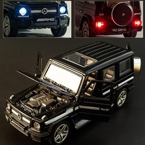 타미카 벤츠 지바겐 G65 AMG 다이캐스트 LED자동차모형, 무광블랙(전시대+박스포장)