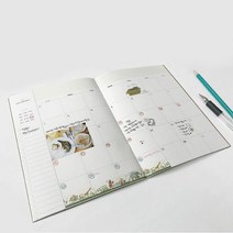 학습플래너 일일 계획표 업무일지 스케줄 관리 A5 만년 스케줄러, 단품