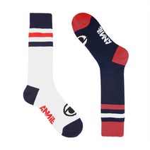 애니 스튜디오 남성양말 ODD 1 NAVY / RED 짝짝이 스키 스노우보드 스포츠양말