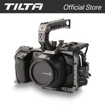 Tilta BMPCC 4K 6K TA-T01-A 카메라 케이지 키트 BlackMagic 용 팔로우 포커스 시스템 배터리 플레이트 포함, Kit B Tactical Gray, Kit B Tactical Gray