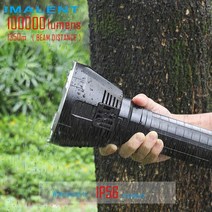 이멀런트 100000루멘 1350미터 빔거리 MS18 괴물 랜턴, 1개