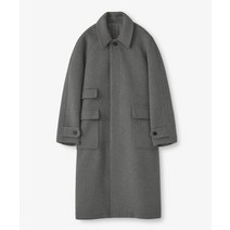 LAFUDGESTORE 울리치 발마칸 오버 코트Melange Gray Ulrich Balmacan OvercoatMelange