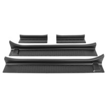 자동차너프바 자동차발판 JIDIXIAN Nerf Bars & Running for Sill 지프 랭글러 용 스커프 플레이트 커, 4 door