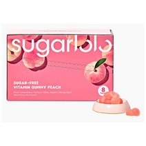 올가 간식 슈가로로 무설탕 비타민 구미 복숭아 360g(45g (360g) 탕비실 회사 어린이 성인 캠핑 차박 홈파티 영화 선물, 18개