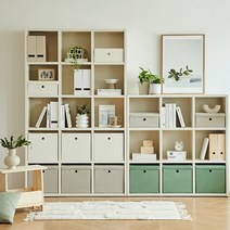 한샘 샘 폴리 수납바스켓 중/대/와이드 샘책장호환 수납박스 정리, 02.샘폴리바스켓(대)베이지