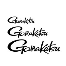 [커팅] 가마가츠 낚시스티커, 파랑, 20cm