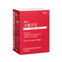 뉴트리코어 NCS 맥스 크릴 새우 오일, 1개, 30캡슐