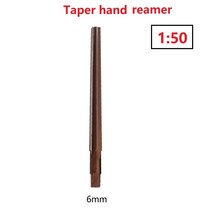 리머 핸드 직경 3/4/5/6/8/10mm 도구 1:50 원추형 96 실리콘 HSS 합금강 수동 핀 테이퍼 생크, 02 4mm