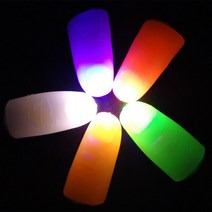 재미 있는 깜박이는 손가락 아이 놀라운 환상적인 장식 엄지 Led 빛 마술 트릭 소품 빛나는 장난감 어린이 선물, 04 5pcs