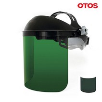 I47 OTOS 62BN 맨머리형 차광보안면 7도 오토스 보안면 보안경 안전모 안, 1개
