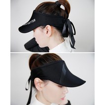 배드바니 사선포인트 썬캡, 블랙