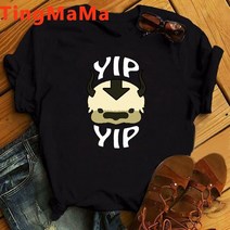 아바타 물의길 피규어 용품 아바타 The Last Airbender T 셔츠 여성 Appa Tshirt Funny atar Graphic Te, 10 90967_05 L