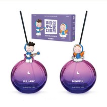 [1+1한정판]유미의세포들 디퓨저 선물세트 듀오 100ml 2개입 머스크 플로럴 시트러스 베르가못 라벤더 연꽃, 집콕세트(시트러스향+베르가못향)