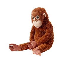 이케아 이케아 오랑우탄 동물인형 융엘스코그 봉제 원숭이 정글 야생 수면 애착 어린이집 유치원 교구