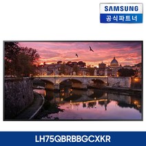 삼성전자 사이니지 디스플레이 4K UHD LH75QBRBBGCXKR DID 모니터 [본체], 본체만(이상유무테스트필수)