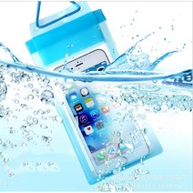 목걸이형 스마트폰 방수팩 3중 잠금 터치 투명 1+1, 그레이 1+1