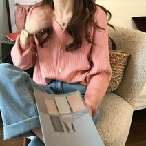 핫핑크가디건 재킷 니트 카디건 여성 봄 여름 레이어드 루즈 슬림 탑 외국 스타일 자외선 차단제 자외선 차단제 에어컨 셔츠