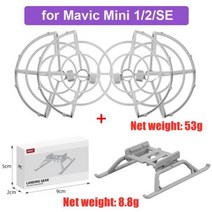 DJI Mavic Mini 12SEMINI 3 프로펠러 가드 프로텍터 소품 블레이드 보호 커버 케이지 드론 액세서리145044, for mini 1 2 SE 3