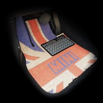 아이칸 BMW MINI 전용 미니 디자인 카매트 자동차 전차종, 브라운, MINI 미니쿠퍼 컨버터블 3세대 (발판패드_유)