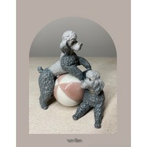 [앤틱/M] 야드로 놀고있는 푸들들 Playing Poodles 1258, 확인하였습니다.