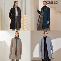 CRESSON 22FW 퀼티드 롱 패딩 트렌치