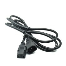 IEC C14 C13 연장 코드 3m 5m UPS 케이블 320 전원 0.2m 5M PC 컴퓨터 모니터 DMX DJ 무대 조명, 05 2m