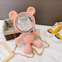 바라또샵 DIY 뜨개질 코바늘 백팩 숄더백 크로스백 곰돌이 뜨기 패키지
