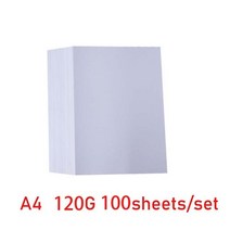 A4 100 매 인화지 광택 프린터 용지 컬러 잉크젯 사무실, 01 A4 120g