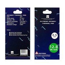 Thermalright 방열 패드 0.5mm 12.8 W/mK 85x45x0.5mm 비전도성 내열성 오디세이 실리콘 방열 패드 PC PS5 PS4 노트북 방열판 GPU/CPU, 85x45mm_3.0mm