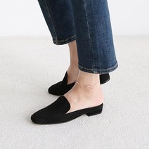 스웨이드 뮬 여성슬리퍼 편한 외출룩 블로퍼 구두 이쁜신발