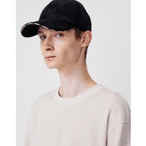 22FW [DAKS HAT]남성 블랙 DAKS 자수장식 코듀로이 볼캡 DBHE2F764BK