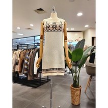 미스칸트 스노우 플라워 니트 원피스IV(KEOPMC11IV)