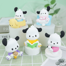 강아지 도자기석고틀 세라믹 DIY 도예용품 케이크 실리콘 도구, 세트 5개