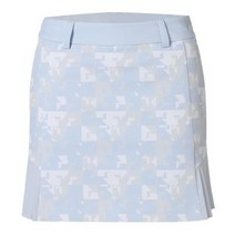 [데상트 골프] M GQC DN12WFSK31-LBLG 여성 부분 플리츠 큐롯 스커트