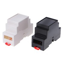 정션박스 분전함A2UD 2 Pcs 88x37x59mm 플라스틱 전자 상자 프로젝트 케이스 딘 레일 PLC 정션 박스, 01 5 개