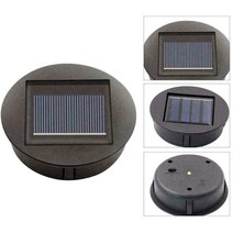 1pc 태양 LED 배터리 상자 방수 정원 밤 램프 야외 랜 턴 교체 1 AA 600mAh NiMH 부품, 한개옵션0