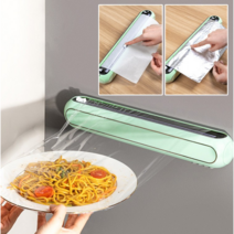 슬라이딩 랩 커터기 커팅기 가정용 3컬러, 1개, 화이트