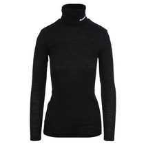 [질샌더] 22FW J40GC0020 J70021 001 로고 프린트 여성 터틀넥