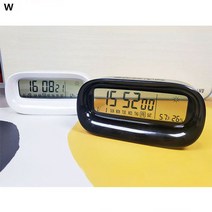 탁상 디지털 온습도계 시계 -0210hy, 화이트