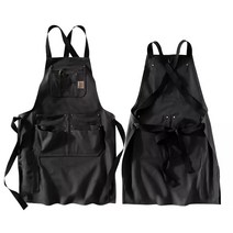 (국내당일발송) 칼하트 다용도 작업용 앞치마 목공 미술 캠핑, 블랙