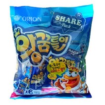 오리온 왕꿈틀이 42.5g X 6봉지
