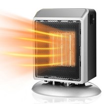 가정용 전기 온풍기 소형 히팅 서큘레이터 캠핑용 회사 사무실 테이블 위 책상 밑 화장실 미니 원룸 데트크900W 휴대용 히터 팬 따뜻한 팬 저소음 절전 따뜻한 난방 방 151, 협력사, 우리를, 900W 실버
